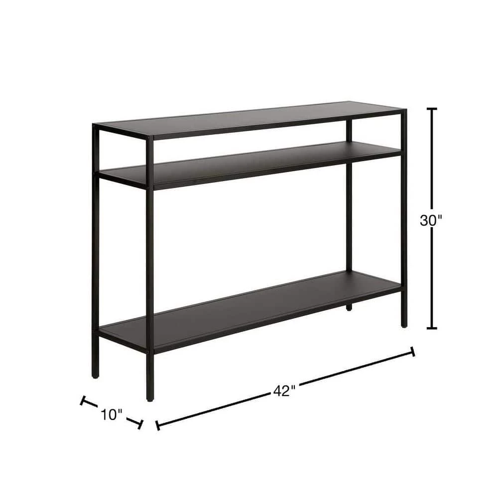 Buy ❤️ Ricardo 30 in. Blackened Bronze Console Table with Metal Shelves by Meyer&Cross ⭐ 5 Buy ❤️ Ricardo 30 in. Blackened Bronze Console Table with Metal Shelves by Meyer&Cross ⭐ - Image 3