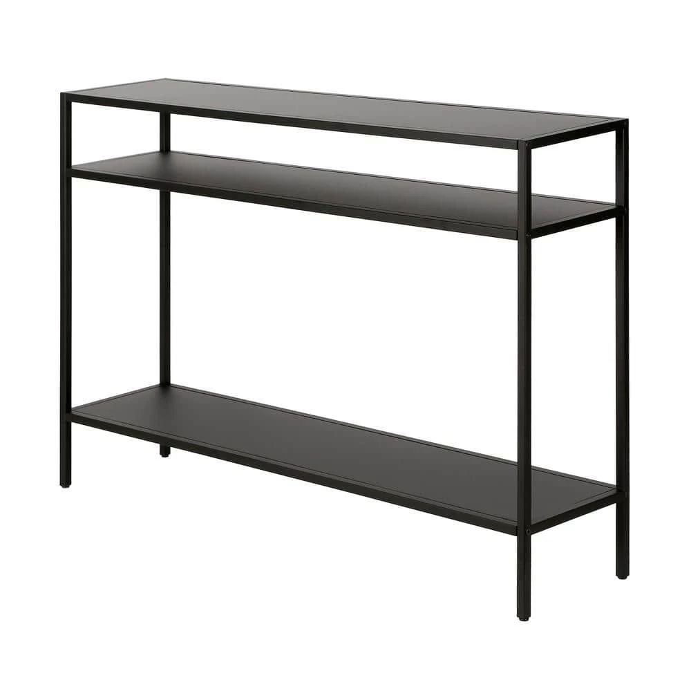 Buy ❤️ Ricardo 30 in. Blackened Bronze Console Table with Metal Shelves by Meyer&Cross ⭐ 3 Buy ❤️ Ricardo 30 in. Blackened Bronze Console Table with Metal Shelves by Meyer&Cross ⭐