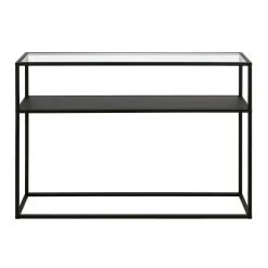 Deals 😉 Nellie 42 in. Blackened Bronze Rectangle Tempered Glass Console Table with Solid Metal-Shelf by Meyer&Cross 🔔 13 Deals 😉 Nellie 42 in. Blackened Bronze Rectangle Tempered Glass Console Table with Solid Metal-Shelf by Meyer&Cross 🔔 -Outlet Camden Isle Store blackened bronze meyer cross console tables at0573 4f 1000