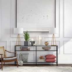 Best reviews of 😍 Sivil 64 in. Blackened Bronze Rectangle Glass Console Table by Meyer&Cross 🔥 15 Best reviews of 😍 Sivil 64 in. Blackened Bronze Rectangle Glass Console Table by Meyer&Cross 🔥 -Outlet Camden Isle Store blackened bronze meyer cross console tables at0593 31 1000