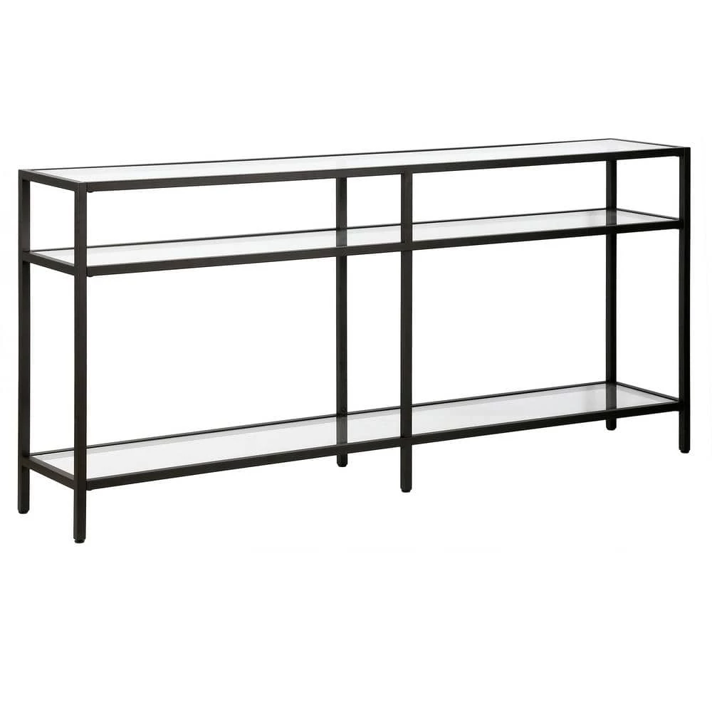 Best reviews of 😍 Sivil 64 in. Blackened Bronze Rectangle Glass Console Table by Meyer&Cross 🔥 4 Best reviews of 😍 Sivil 64 in. Blackened Bronze Rectangle Glass Console Table by Meyer&Cross 🔥 - Image 2