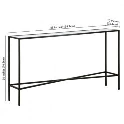 Buy ๐งจ Henley 55 in. Blackened Bronze Rectangle Glass Console Table by Meyer&Cross ๐ 16 Buy ๐งจ Henley 55 in. Blackened Bronze Rectangle Glass Console Table by Meyer&Cross ๐ -Outlet Camden Isle Store blackened bronze meyer cross console tables at0821 44 1000