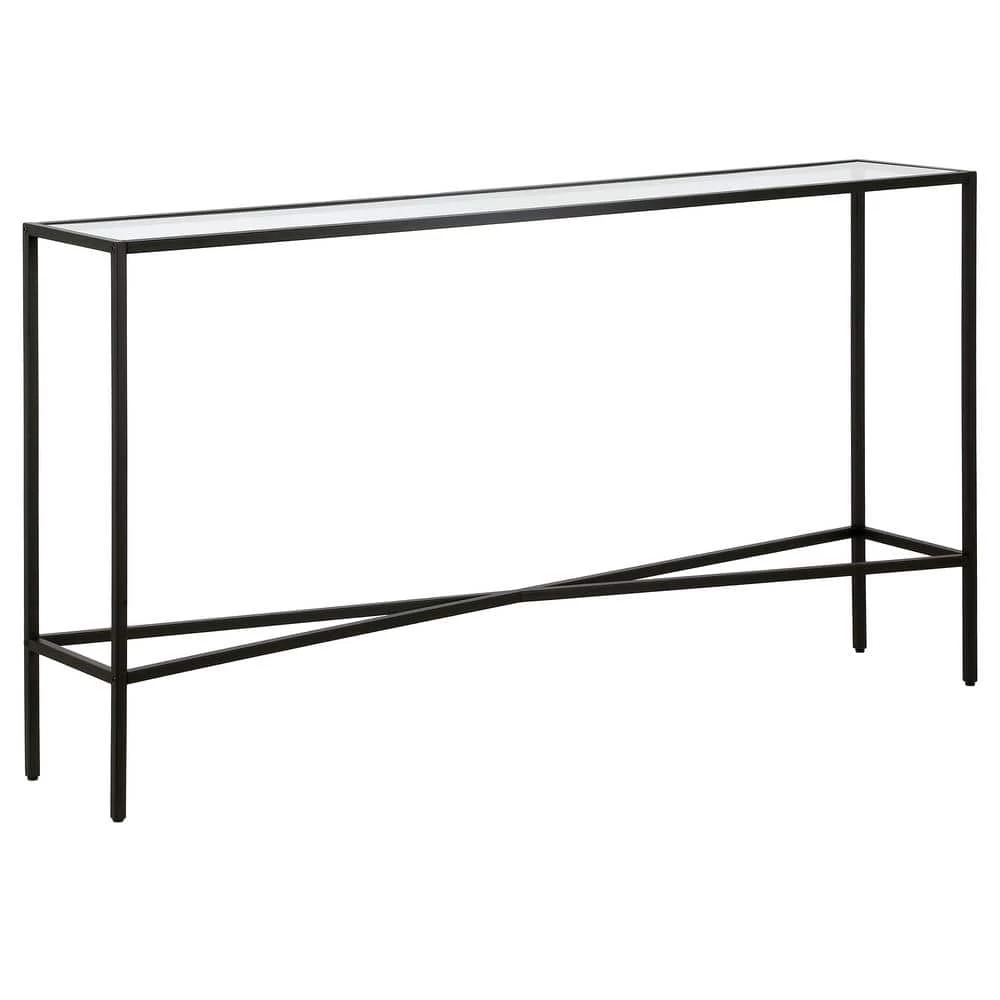 Buy ๐งจ Henley 55 in. Blackened Bronze Rectangle Glass Console Table by Meyer&Cross ๐ 3 Buy ๐งจ Henley 55 in. Blackened Bronze Rectangle Glass Console Table by Meyer&Cross ๐