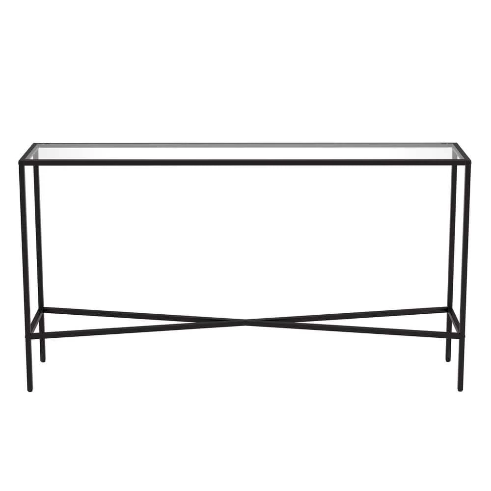 Buy ๐งจ Henley 55 in. Blackened Bronze Rectangle Glass Console Table by Meyer&Cross ๐ 6 Buy ๐งจ Henley 55 in. Blackened Bronze Rectangle Glass Console Table by Meyer&Cross ๐ - Image 4
