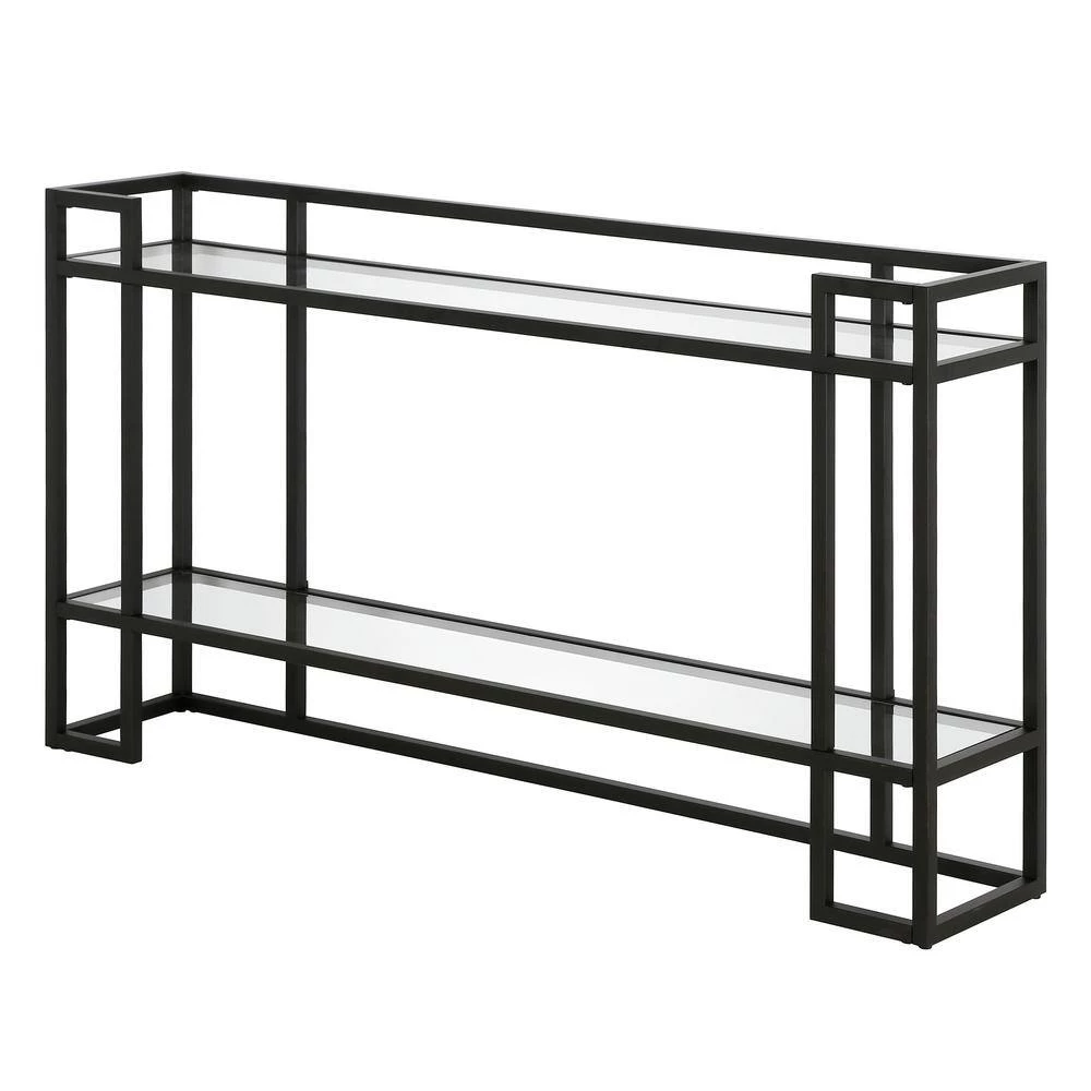 Budget โ Uriel 52 in. Blackened Bronze Rectangle Glass Console Table by Meyer&Cross ๐ 4 Budget โ Uriel 52 in. Blackened Bronze Rectangle Glass Console Table by Meyer&Cross ๐ - Image 2