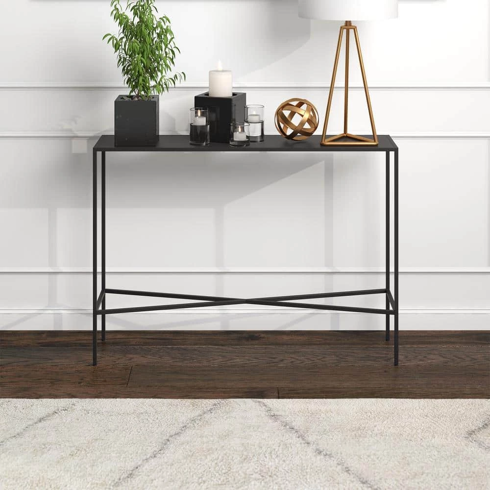 Flash Sale ✔️ Henley 42 in. Blackened Bronze Rectangle Metal Console Table by Meyer&Cross 🎉 7 Flash Sale ✔️ Henley 42 in. Blackened Bronze Rectangle Metal Console Table by Meyer&Cross 🎉 - Image 5