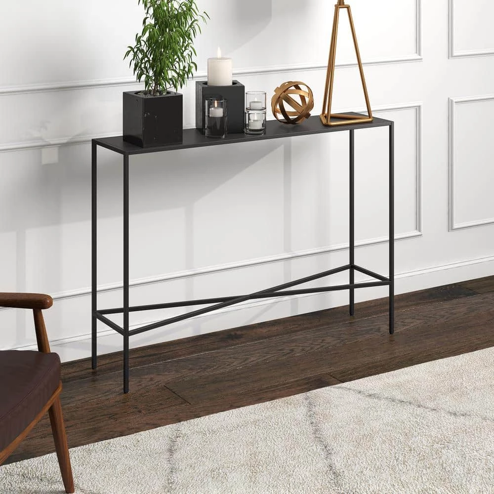Flash Sale ✔️ Henley 42 in. Blackened Bronze Rectangle Metal Console Table by Meyer&Cross 🎉 6 Flash Sale ✔️ Henley 42 in. Blackened Bronze Rectangle Metal Console Table by Meyer&Cross 🎉 - Image 4