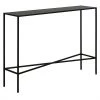 Flash Sale ✔️ Henley 42 in. Blackened Bronze Rectangle Metal Console Table by Meyer&Cross 🎉 -Outlet Camden Isle Store blackened bronze meyer cross console tables at1277 64 1000