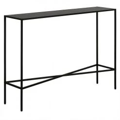 Flash Sale ✔️ Henley 42 in. Blackened Bronze Rectangle Metal Console Table by Meyer&Cross 🎉