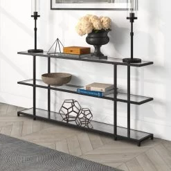 Brand new 👍 Greenwich 64 in. Blackened Bronze Rectangle Console Table with Storage by Meyer&Cross 🛒 12 Brand new 👍 Greenwich 64 in. Blackened Bronze Rectangle Console Table with Storage by Meyer&Cross 🛒 -Outlet Camden Isle Store blackened bronze meyer cross console tables at1286 c3 1000