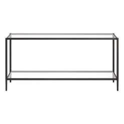 Wholesale 😍 Hera 64 in. Brass Rectangle Glass Console Table by Meyer&Cross 🎉