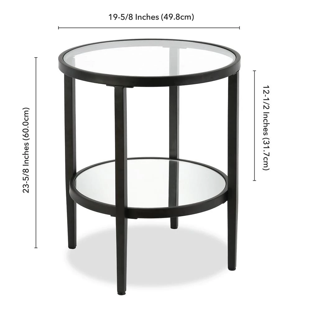 Best deal 💯 Hera 23.63 in. Blackened bronze Mirrored Side Table by Meyer&Cross 🔔 8 Best deal 💯 Hera 23.63 in. Blackened bronze Mirrored Side Table by Meyer&Cross 🔔 - Image 6