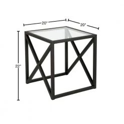 Outlet 🤩 Calix Blackened Bronze Side Table by Meyer&Cross 👍 -Outlet Camden Isle Store blackened bronze meyer cross end side tables st0259 40 1000