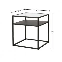 Coupon 🔥 Ada Side Table Blackened Bronze by Meyer&Cross 💯 -Outlet Camden Isle Store blackened bronze meyer cross end side tables st0357 40 1000