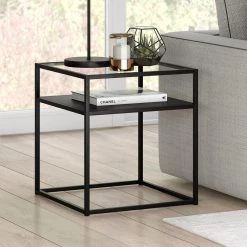 Coupon 🔥 Ada Side Table Blackened Bronze by Meyer&Cross 💯 -Outlet Camden Isle Store blackened bronze meyer cross end side tables st0357 44 1000