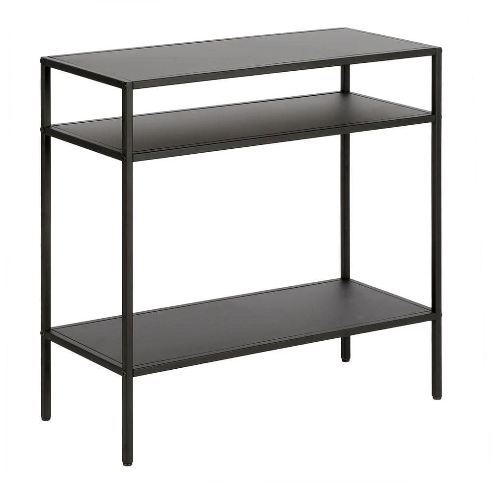 Best Pirce 👏 Ricardo 24 in. Blackened Bronze Side Table with Metal Shelves by Meyer&Cross 👏 3 Best Pirce 👏 Ricardo 24 in. Blackened Bronze Side Table with Metal Shelves by Meyer&Cross 👏