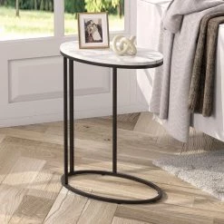 Best deal ๐ Enzo 20 in. Blackened Bronze Oval Faux Marble Side Table by Meyer&Cross ๐ 14 Best deal ๐ Enzo 20 in. Blackened Bronze Oval Faux Marble Side Table by Meyer&Cross ๐ -Outlet Camden Isle Store blackened bronze meyer cross end side tables st0743 1f 1000
