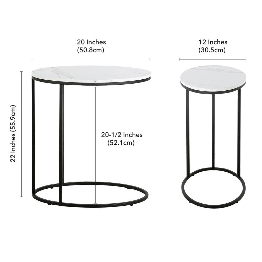 Best deal ๐ Enzo 20 in. Blackened Bronze Oval Faux Marble Side Table by Meyer&Cross ๐ 9 Best deal ๐ Enzo 20 in. Blackened Bronze Oval Faux Marble Side Table by Meyer&Cross ๐ - Image 7