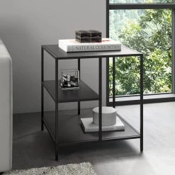 Hot Sale 😍 Winthrop 20 in. Blackened Bronze Square Metal Side Table with Metal Shelves by Meyer&Cross ✔️ 15 Hot Sale 😍 Winthrop 20 in. Blackened Bronze Square Metal Side Table with Metal Shelves by Meyer&Cross ✔️ -Outlet Camden Isle Store blackened bronze meyer cross end side tables st1001 1f 1000