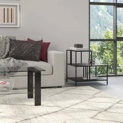 Flash Sale 🌟 Ernest 24 in. Blackened Bronze Rectangle Metal Side Table by Meyer&Cross 🎁 -Outlet Camden Isle Store blackened bronze meyer cross end side tables st1003 31 1000