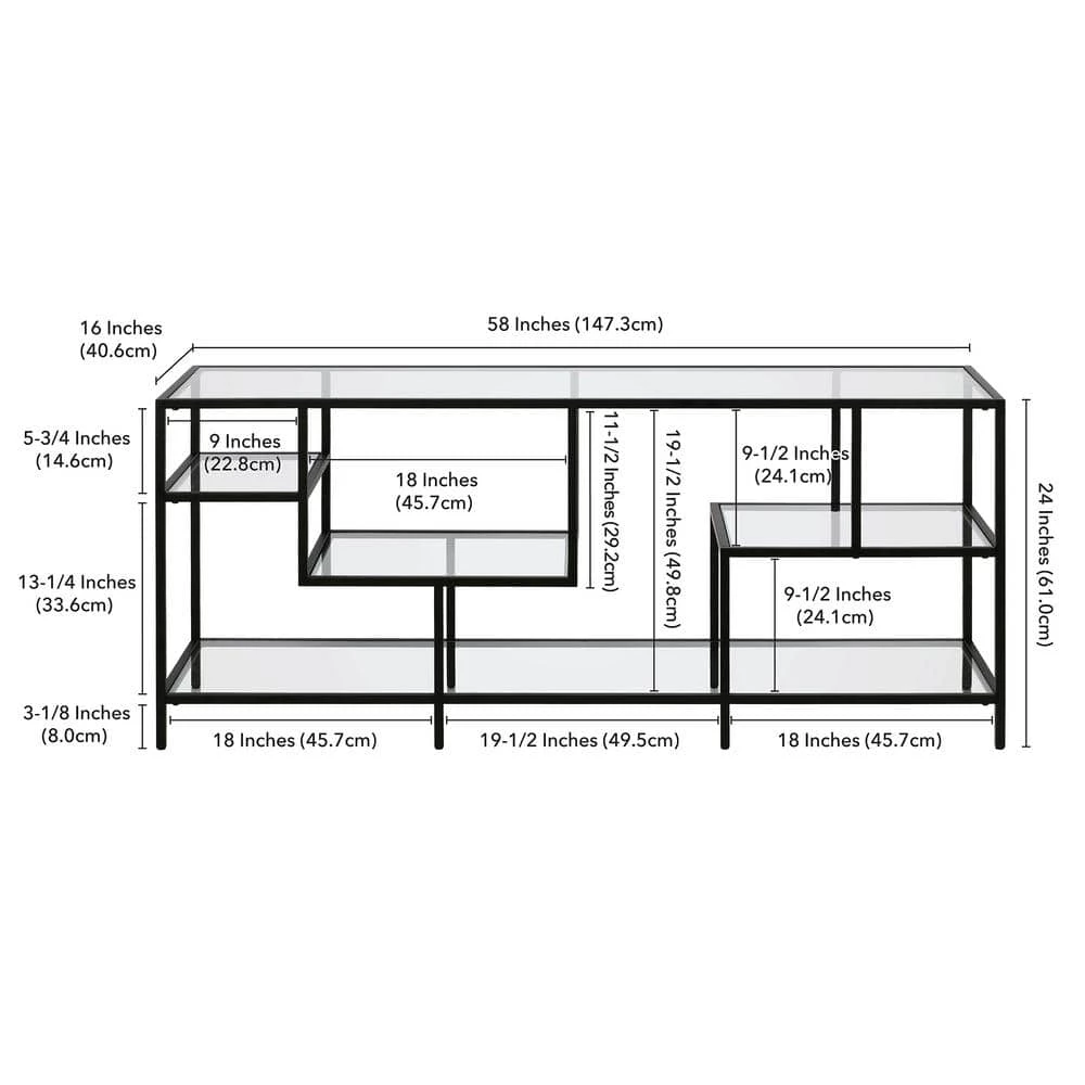 New ๐ Deveraux 58 in. Blackened Bronze TV Stand Fits TV's up to 65 in. by Meyer&Cross ๐ 8 New ๐ Deveraux 58 in. Blackened Bronze TV Stand Fits TV's up to 65 in. by Meyer&Cross ๐ - Image 6