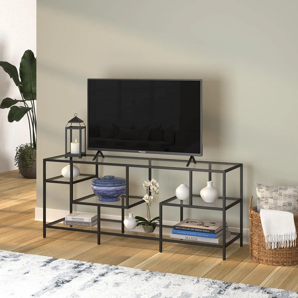 New ๐ Deveraux 58 in. Blackened Bronze TV Stand Fits TV's up to 65 in. by Meyer&Cross ๐ 5 New ๐ Deveraux 58 in. Blackened Bronze TV Stand Fits TV's up to 65 in. by Meyer&Cross ๐ - Image 3