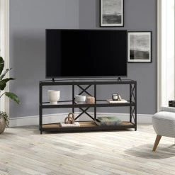 Cheapest 💯 Celine 48 in. Blackened Bronze TV Stand Fits TV's up to 55 in. with Rustic Oak Shelf by Meyer&Cross 🔔 13 Cheapest 💯 Celine 48 in. Blackened Bronze TV Stand Fits TV's up to 55 in. with Rustic Oak Shelf by Meyer&Cross 🔔 -Outlet Camden Isle Store blackened bronze meyer cross tv stands tv1112 31 1000