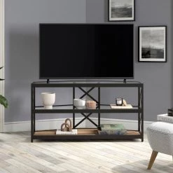 Cheapest 💯 Celine 48 in. Blackened Bronze TV Stand Fits TV's up to 55 in. with Rustic Oak Shelf by Meyer&Cross 🔔 10 Cheapest 💯 Celine 48 in. Blackened Bronze TV Stand Fits TV's up to 55 in. with Rustic Oak Shelf by Meyer&Cross 🔔 -Outlet Camden Isle Store blackened bronze meyer cross tv stands tv1112 c3 1000
