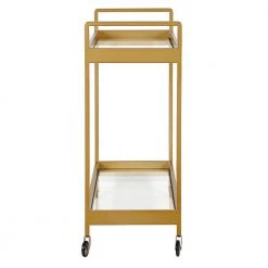 Discount 🛒 Cooper Brass Finish Bar Cart by Meyer&Cross ✔️ -Outlet Camden Isle Store brass meyer cross bar carts bc0545 4f 1000