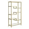 Outlet ๐ Johann 68 in. Metal 4-Shelf Brass Finish Bookcase by Meyer&Cross ๐ 2 Outlet ๐ Johann 68 in. Metal 4-Shelf Brass Finish Bookcase by Meyer&Cross ๐ -Outlet Camden Isle Store brass meyer cross bookcases bookshelves bk0452 64 1000