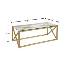 Buy ๐ Dixon 46 in. Brass Large Rectangle Glass Coffee Table by Meyer&Cross ๐งจ 12 Buy ๐ Dixon 46 in. Brass Large Rectangle Glass Coffee Table by Meyer&Cross ๐งจ -Outlet Camden Isle Store brass meyer cross coffee tables ct0059 40 1000