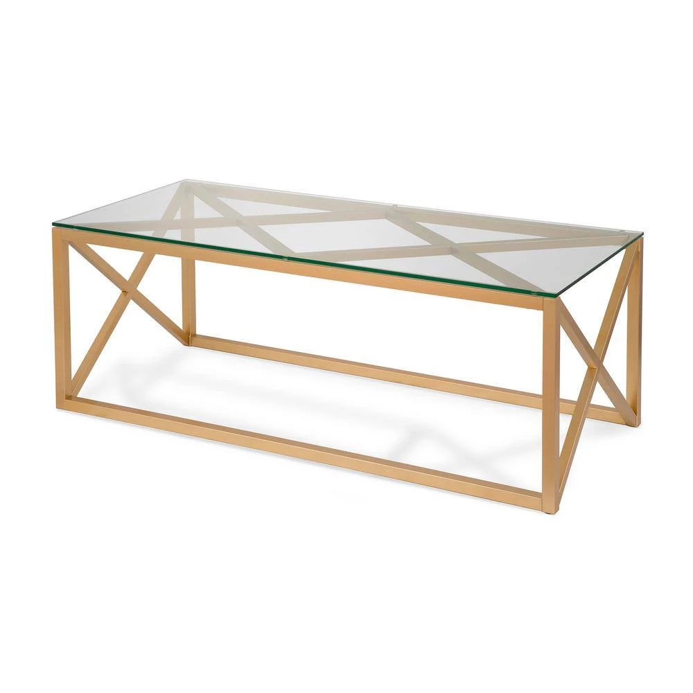 Buy ๐ Dixon 46 in. Brass Large Rectangle Glass Coffee Table by Meyer&Cross ๐งจ 6 Buy ๐ Dixon 46 in. Brass Large Rectangle Glass Coffee Table by Meyer&Cross ๐งจ - Image 4