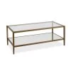 Best reviews of 🥰 Wilda 45 in. Clear/Brass Large Rectangle Glass Coffee Table with Mirrored Shelf by Meyer&Cross 👏 2 Best reviews of 🥰 Wilda 45 in. Clear/Brass Large Rectangle Glass Coffee Table with Mirrored Shelf by Meyer&Cross 👏 -Outlet Camden Isle Store brass meyer cross coffee tables ct0143 64 1000