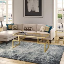 Best deal ๐งจ Zander 45 in. Brass/Clear Large Rectangle Glass Coffee Table with Shelf by Meyer&Cross ๐ 10 Best deal ๐งจ Zander 45 in. Brass/Clear Large Rectangle Glass Coffee Table with Shelf by Meyer&Cross ๐ -Outlet Camden Isle Store brass meyer cross coffee tables ct0189 4f 1000