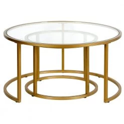 Buy 🤩 2-Pieces Watson 35 in. Brass Round Glass Coffee Table by Meyer&Cross 🤩 12 Buy 🤩 2-Pieces Watson 35 in. Brass Round Glass Coffee Table by Meyer&Cross 🤩 -Outlet Camden Isle Store brass meyer cross coffee tables ct0587 4f 1000