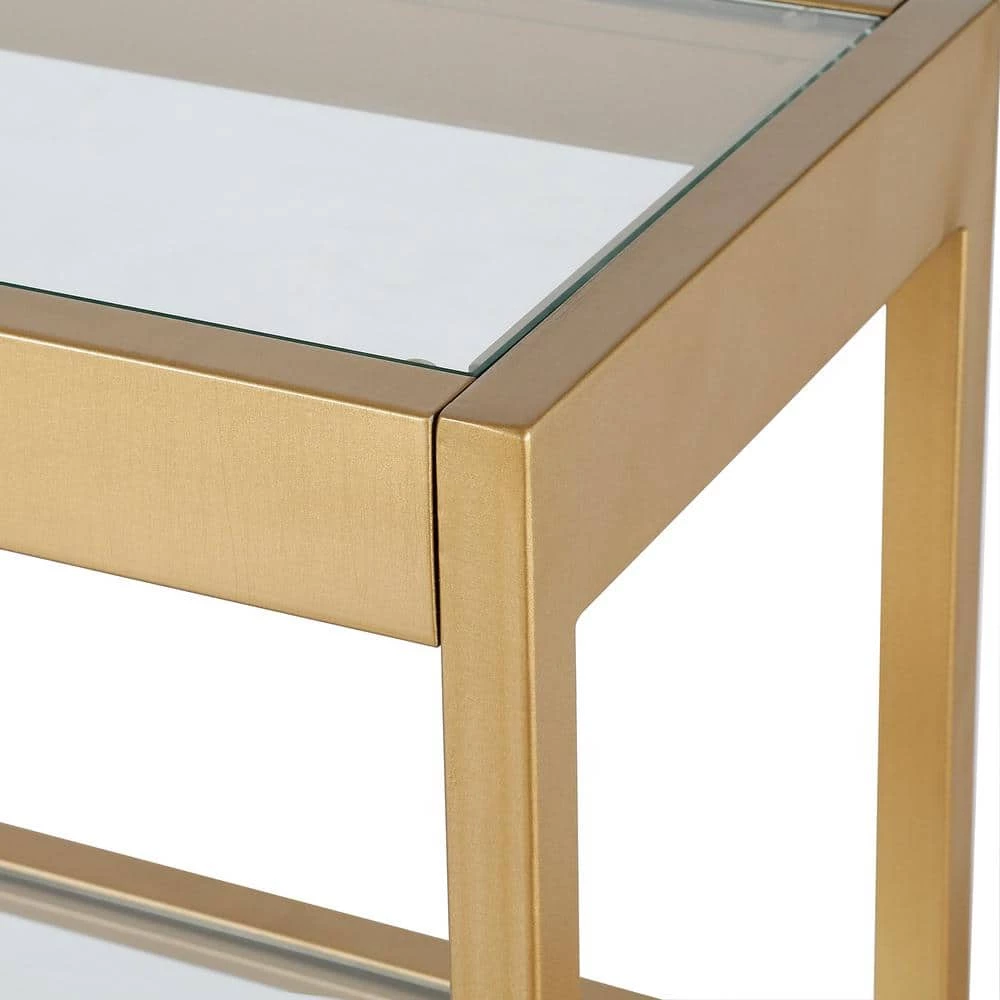 Promo ๐ฅฐ Alexis 55 in. Brass Rectangle Glass Console Table with Storage by Meyer&Cross ๐ 9 Promo ๐ฅฐ Alexis 55 in. Brass Rectangle Glass Console Table with Storage by Meyer&Cross ๐ - Image 7
