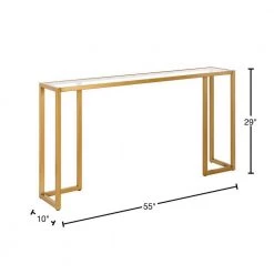 Coupon ❤️ Oscar 55 in. Rectangle Brass Glass Console Table by Meyer&Cross ⌛ 13 Coupon ❤️ Oscar 55 in. Rectangle Brass Glass Console Table by Meyer&Cross ⌛ -Outlet Camden Isle Store brass meyer cross console tables at0982 40 1000