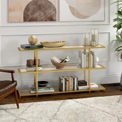 Cheap โ Greenwich 55 in. Brass Rectangle Glass Console Table by Meyer&Cross ๐ฅ 15 Cheap โ Greenwich 55 in. Brass Rectangle Glass Console Table by Meyer&Cross ๐ฅ -Outlet Camden Isle Store brass meyer cross console tables at1219 44 1000