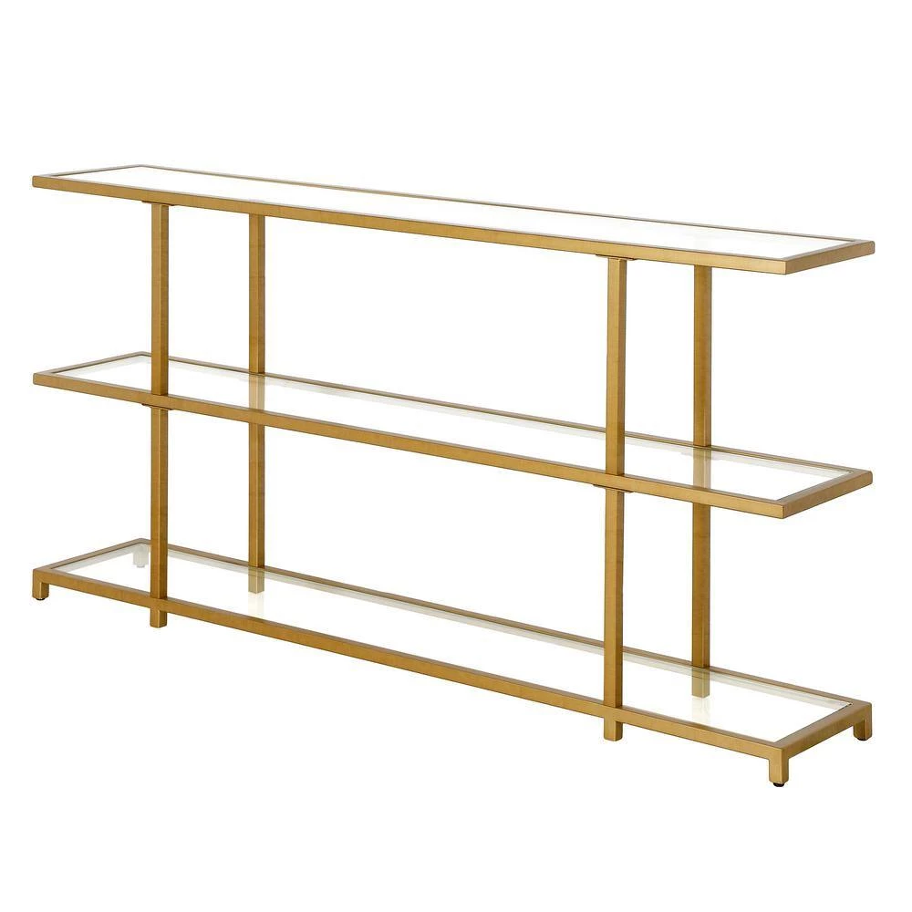 Cheap โ Greenwich 55 in. Brass Rectangle Glass Console Table by Meyer&Cross ๐ฅ 4 Cheap โ Greenwich 55 in. Brass Rectangle Glass Console Table by Meyer&Cross ๐ฅ - Image 2