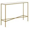 Brand new 😀 Henley 42 in. Brass Rectangle Glass Console Table by Meyer&Cross 👍 2 Brand new 😀 Henley 42 in. Brass Rectangle Glass Console Table by Meyer&Cross 👍 -Outlet Camden Isle Store brass meyer cross console tables at1279 64 1000