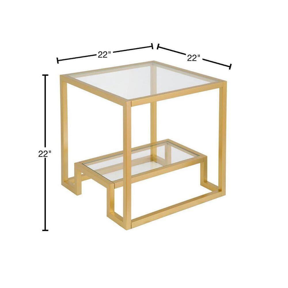 Flash Sale 🎁 Athena 22 in. Gold Side Table by Meyer&Cross 😉 5 Flash Sale 🎁 Athena 22 in. Gold Side Table by Meyer&Cross 😉 - Image 3