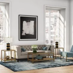 Budget 💯 Rigan Side Table in Brass by Meyer&Cross 🛒 -Outlet Camden Isle Store brass meyer cross end side tables st0176 1f 1000