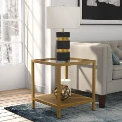 Budget 💯 Rigan Side Table in Brass by Meyer&Cross 🛒 -Outlet Camden Isle Store brass meyer cross end side tables st0176 31 1000