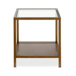 Budget 💯 Rigan Side Table in Brass by Meyer&Cross 🛒 -Outlet Camden Isle Store brass meyer cross end side tables st0176 4f 1000