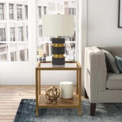 Budget 💯 Rigan Side Table in Brass by Meyer&Cross 🛒 -Outlet Camden Isle Store brass meyer cross end side tables st0176 c3 1000