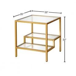 Best reviews of 😍 Lovett Side Table Brass by Meyer&Cross 🌟 -Outlet Camden Isle Store brass meyer cross end side tables st0360 40 1000