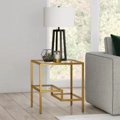 Best reviews of 😍 Lovett Side Table Brass by Meyer&Cross 🌟 -Outlet Camden Isle Store brass meyer cross end side tables st0360 4f 1000