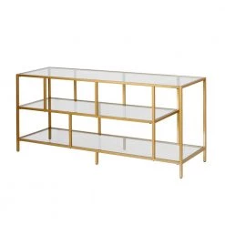 Best Sale 🔥 Winthrop 55 in. Brass Metal TV Stand Fits TVs Up to 55 in. with Open Storage by Meyer&Cross 🥰 -Outlet Camden Isle Store brass meyer cross tv stands tv0329 4f 1000
