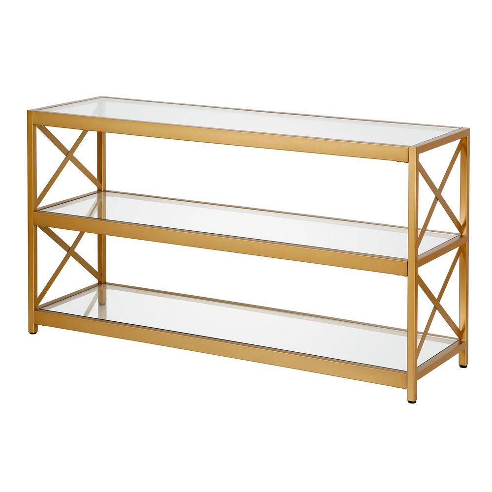 Outlet 👍 Hutton 48 in. Brass Finish TV Stand Fits TVs up to 50 in. by Meyer&Cross 🤩 8 Outlet 👍 Hutton 48 in. Brass Finish TV Stand Fits TVs up to 50 in. by Meyer&Cross 🤩 - Image 6