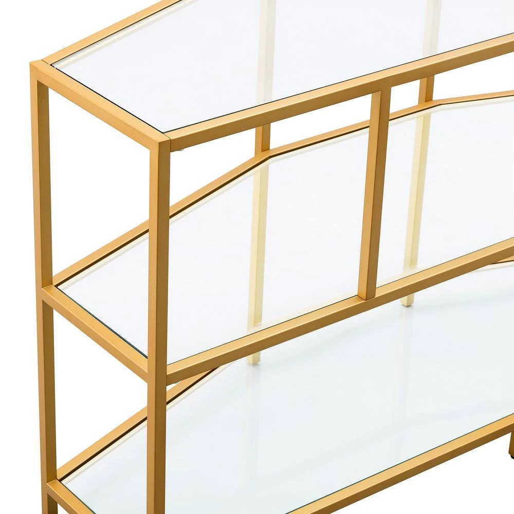 New 👏 Clark 48 in. Brass Hexagon TV Stand Fits TV's up to 55 in. by Meyer&Cross 👍 6 New 👏 Clark 48 in. Brass Hexagon TV Stand Fits TV's up to 55 in. by Meyer&Cross 👍 - Image 4